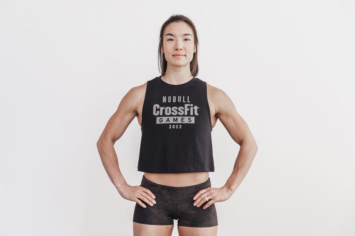 Nobull Crossfit Games® 2022 Muscle Women\'s Tank Tops Black | Australia (PV8017)